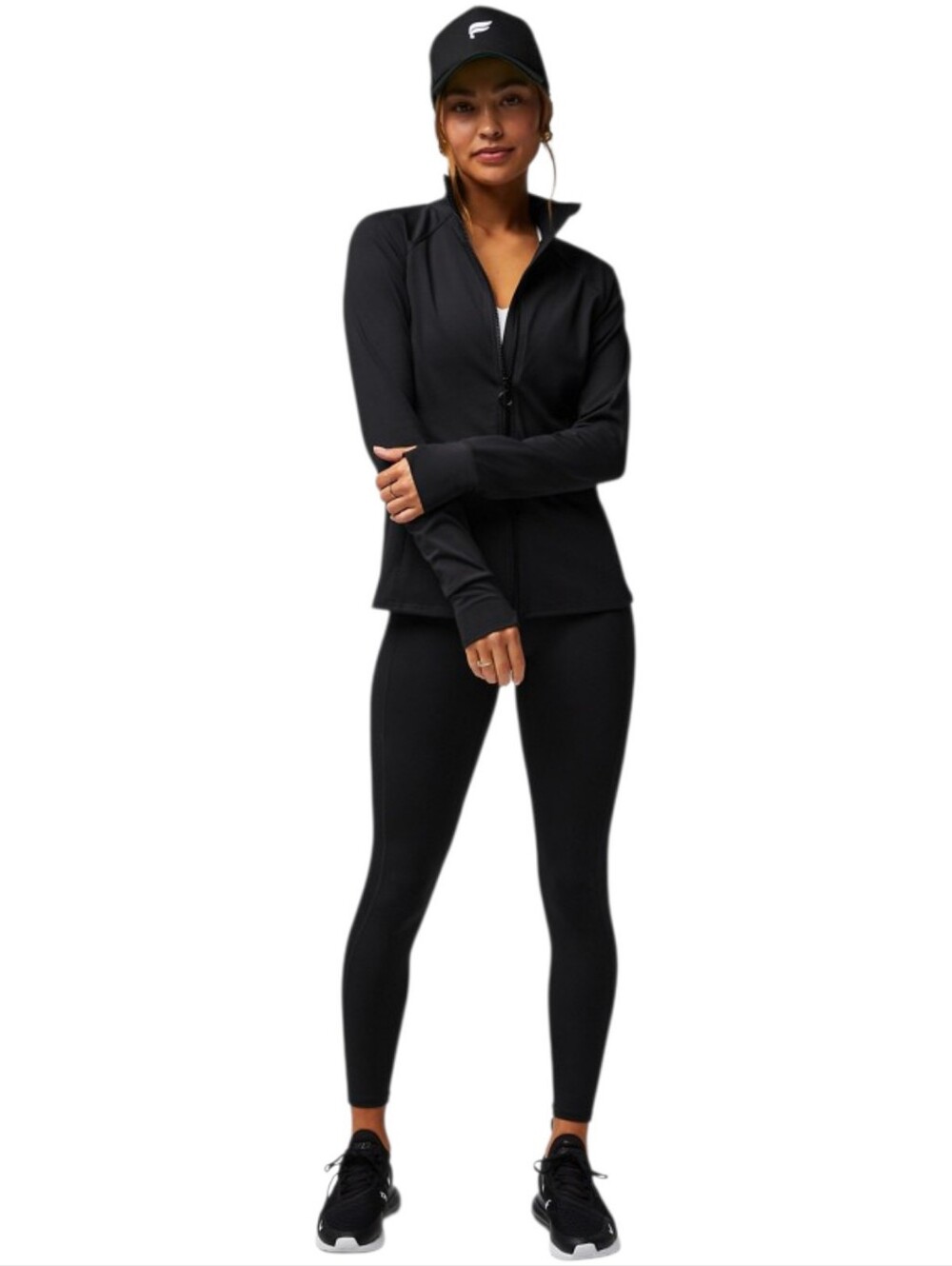 Fabletics Trinity Performance Zip-Up Activewear Jacket